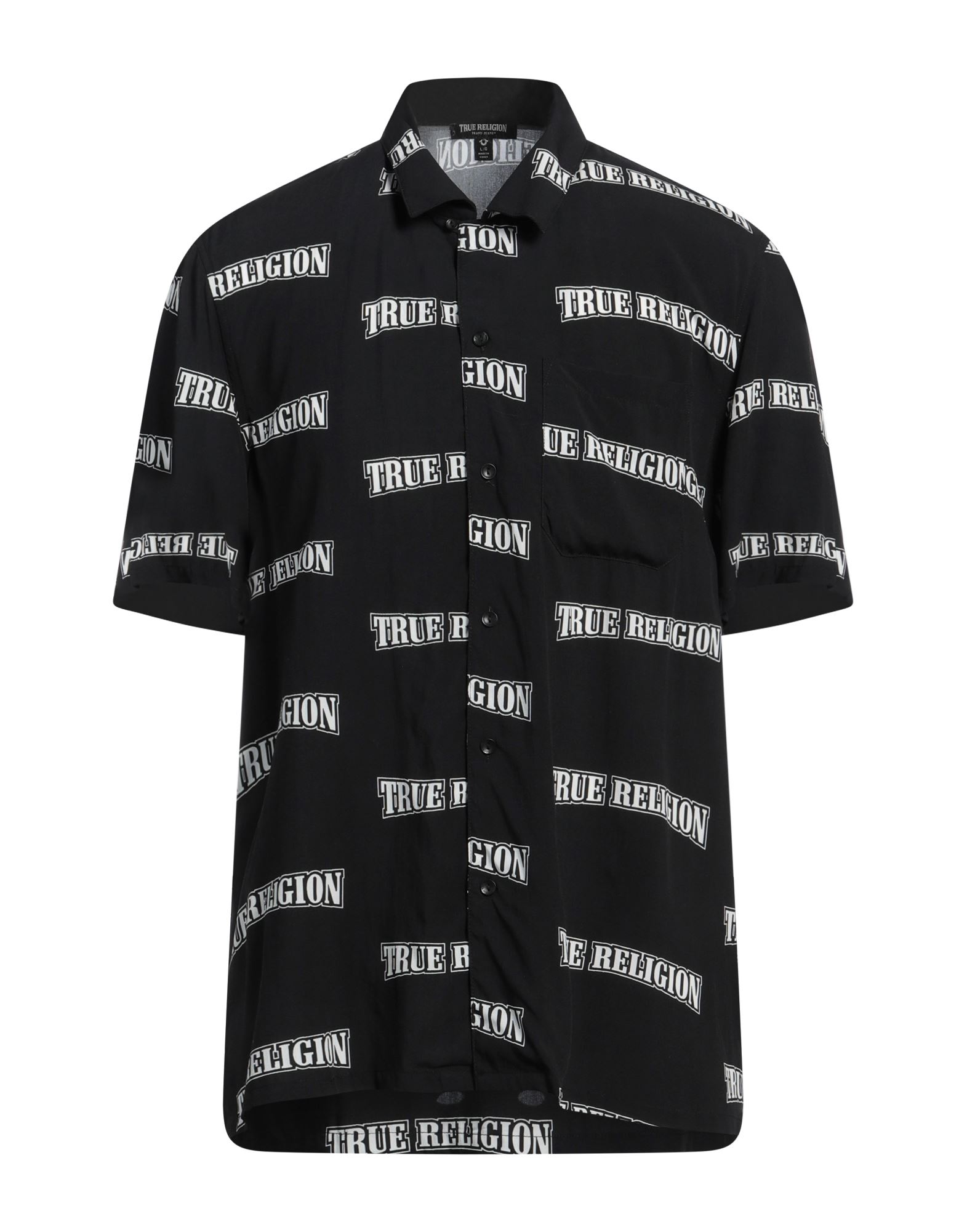TRUE RELIGION Hemd Herren Schwarz TRUE RELIGION Hemd Herren Schwarz von TRUE RELIGION
