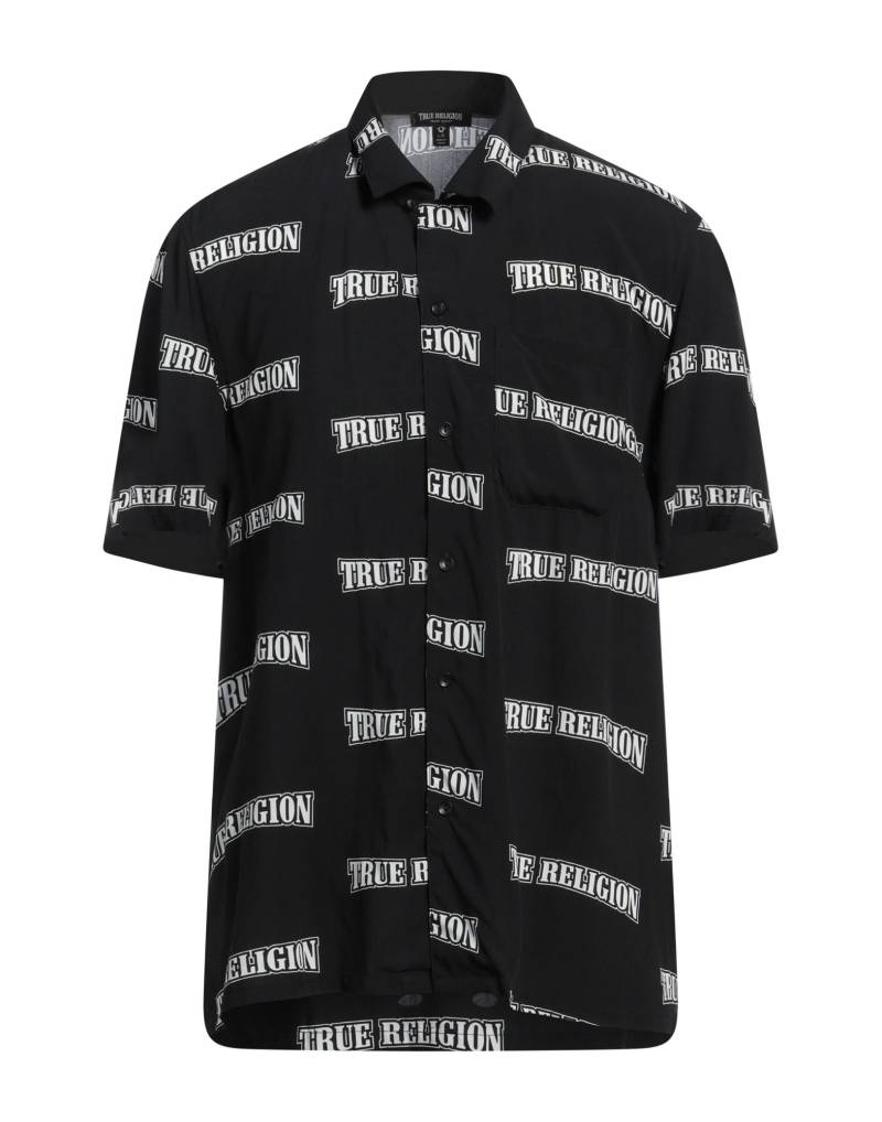 TRUE RELIGION Hemd Herren Schwarz von TRUE RELIGION