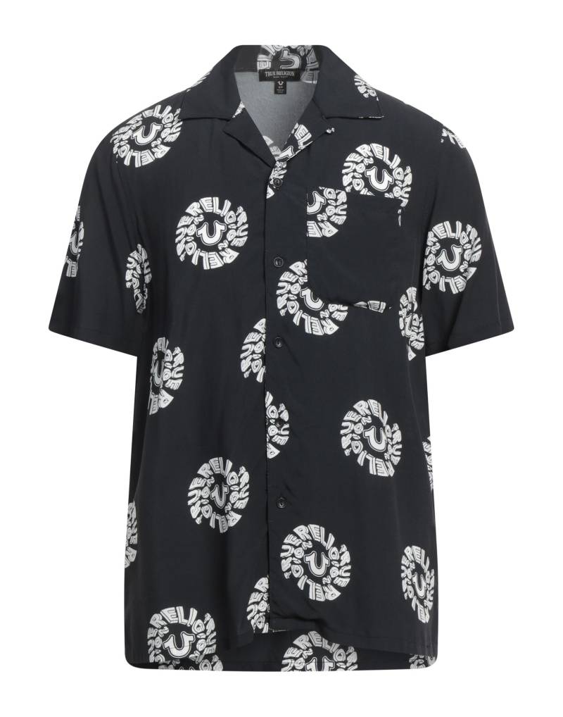 TRUE RELIGION Hemd Herren Schwarz von TRUE RELIGION