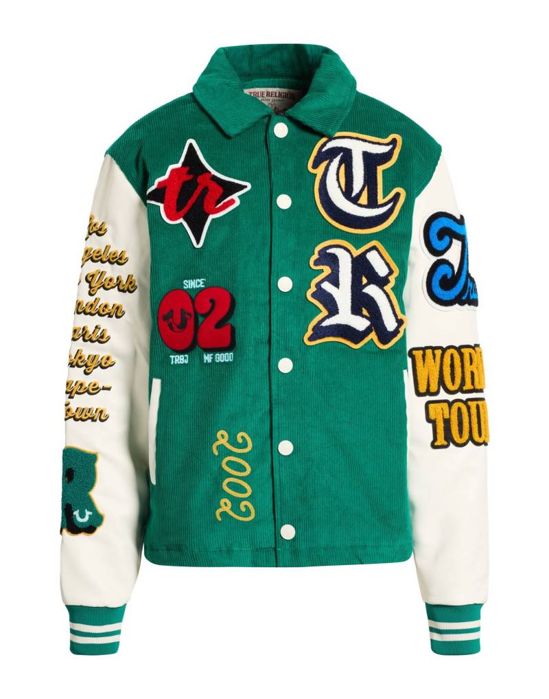 TRUE RELIGION Jacke & Anorak Herren Smaragdgrün von TRUE RELIGION