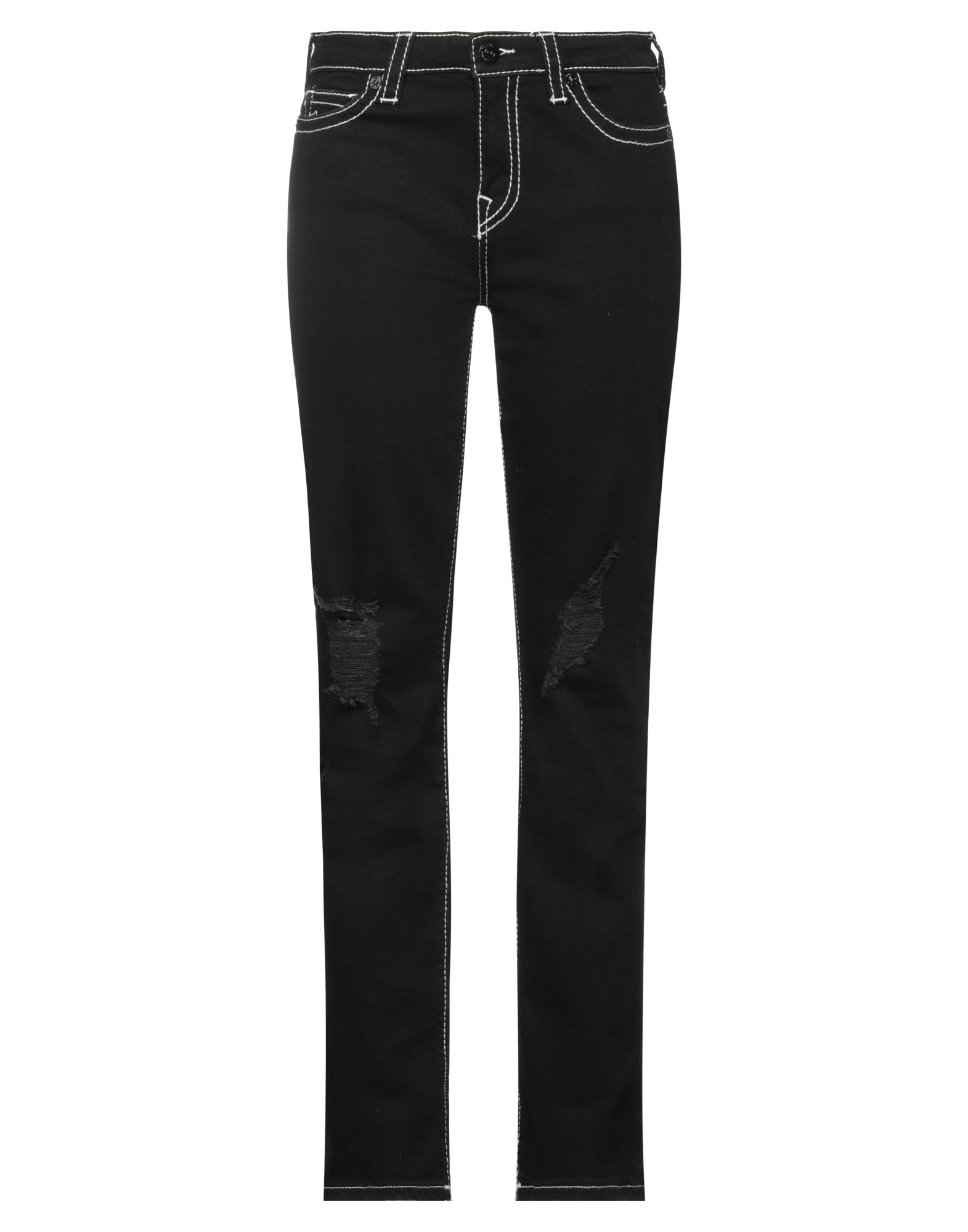 TRUE RELIGION Jeanshose Damen Schwarz von TRUE RELIGION