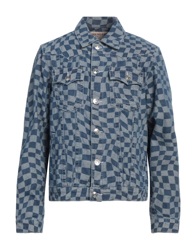 TRUE RELIGION Jeansjacke/-mantel Herren Blau von TRUE RELIGION