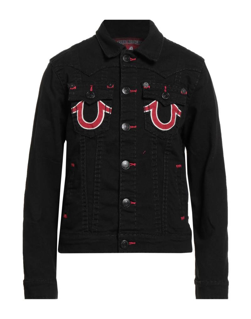 TRUE RELIGION Jeansjacke/-mantel Herren Schwarz von TRUE RELIGION