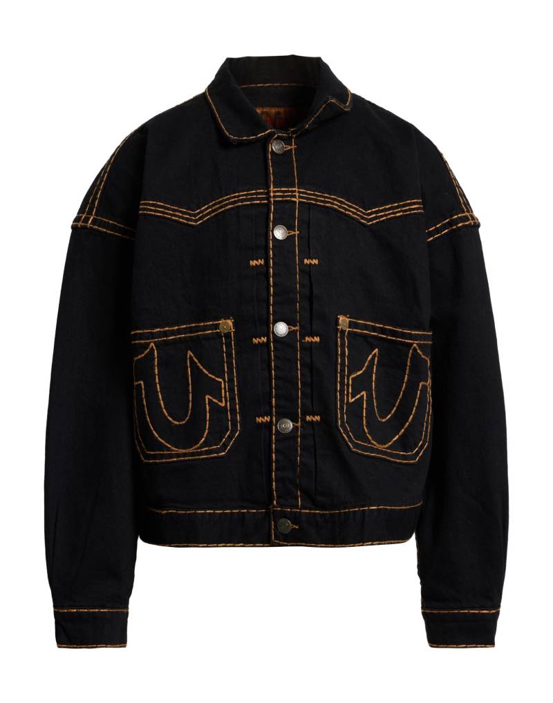 TRUE RELIGION Jeansjacke/-mantel Herren Schwarz von TRUE RELIGION