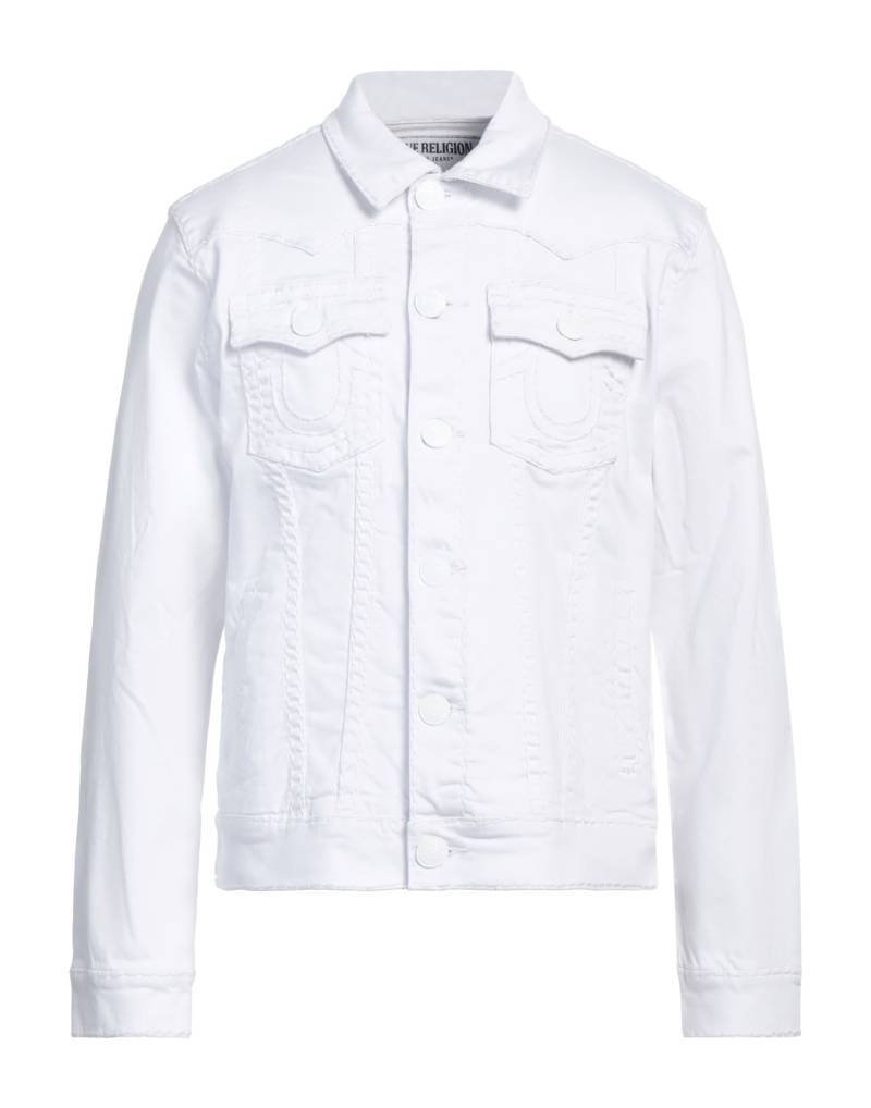 TRUE RELIGION Jeansjacke/-mantel Herren Weiß von TRUE RELIGION