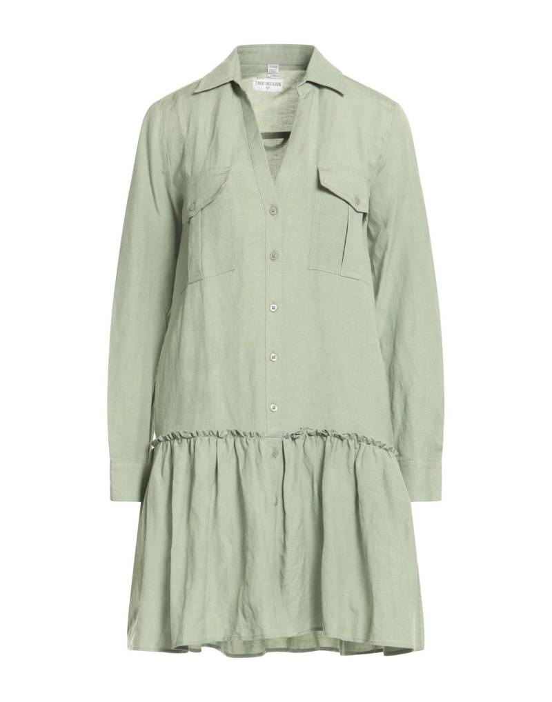 TRUE RELIGION Mini-kleid Damen Salbeigrün von TRUE RELIGION