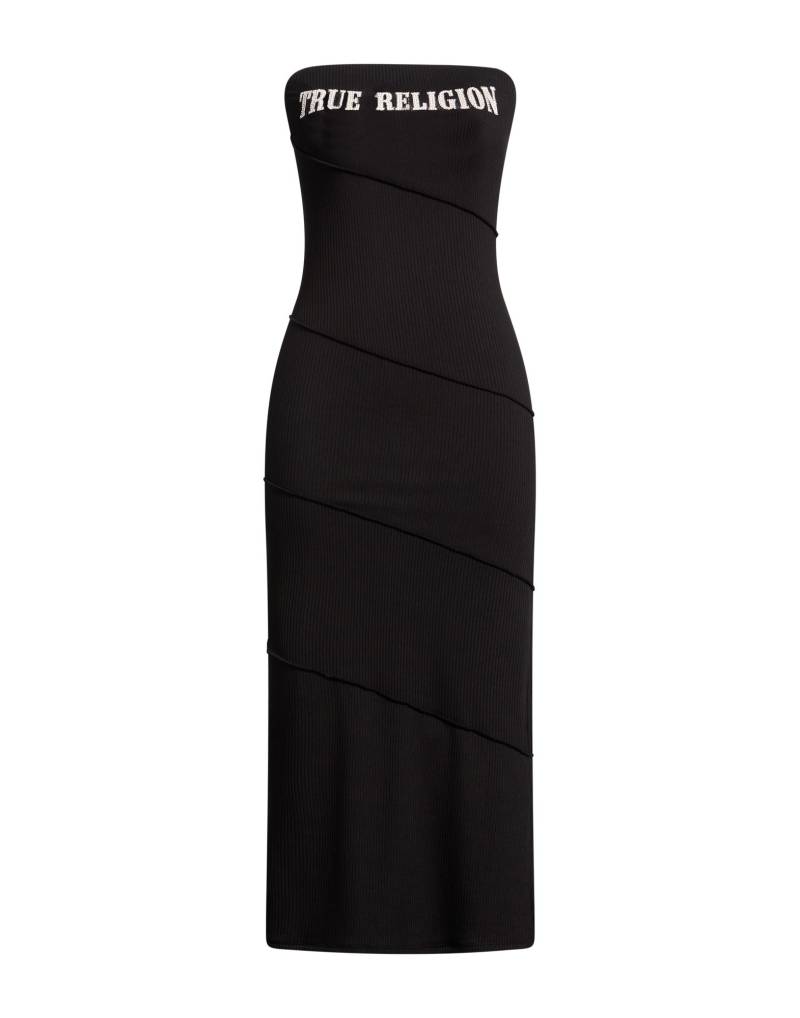 TRUE RELIGION Midi-kleid Damen Schwarz von TRUE RELIGION