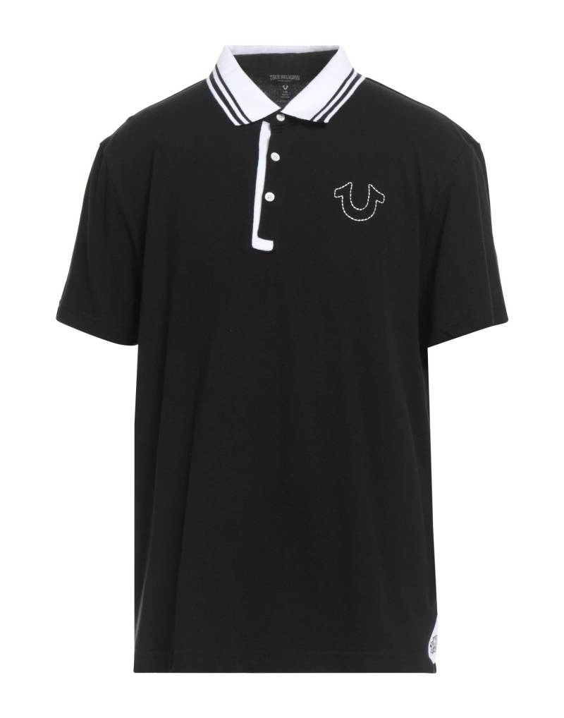 TRUE RELIGION Poloshirt Herren Schwarz von TRUE RELIGION