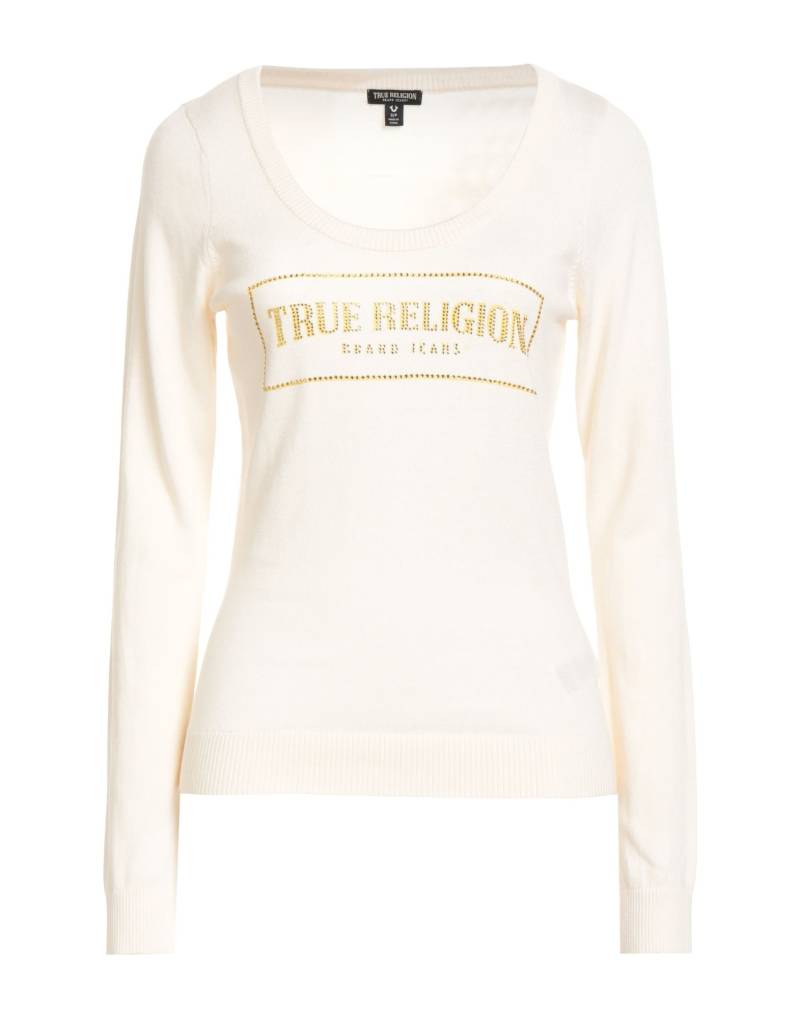 TRUE RELIGION Pullover Damen Cremeweiß von TRUE RELIGION