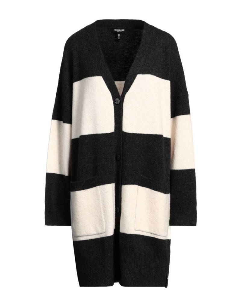 TRUE RELIGION Strickjacke Damen Braungrau von TRUE RELIGION