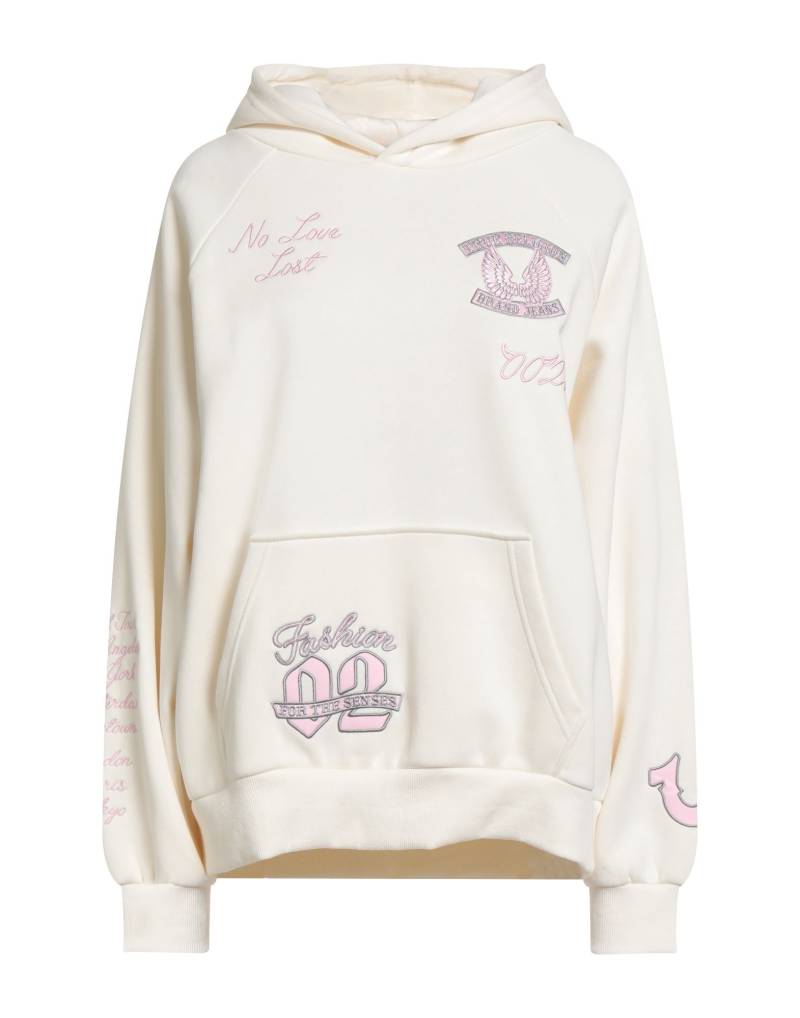 TRUE RELIGION Sweatshirt Damen Cremeweiß von TRUE RELIGION