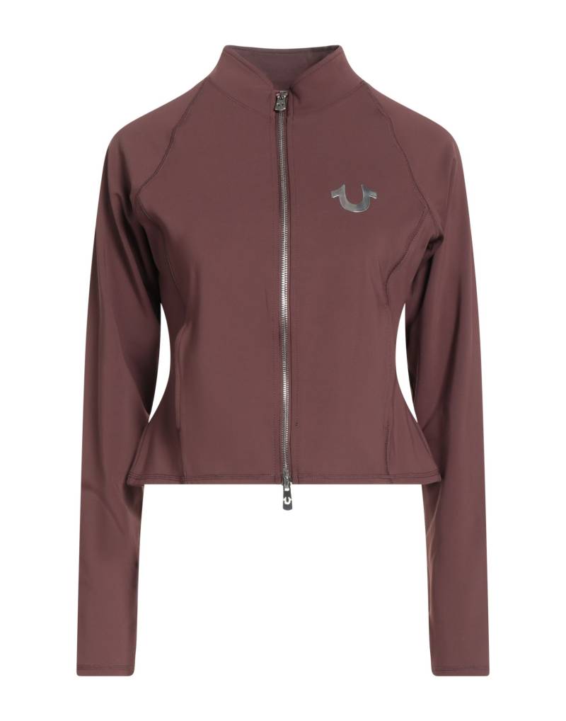 TRUE RELIGION Sweatshirt Damen Schokobraun von TRUE RELIGION