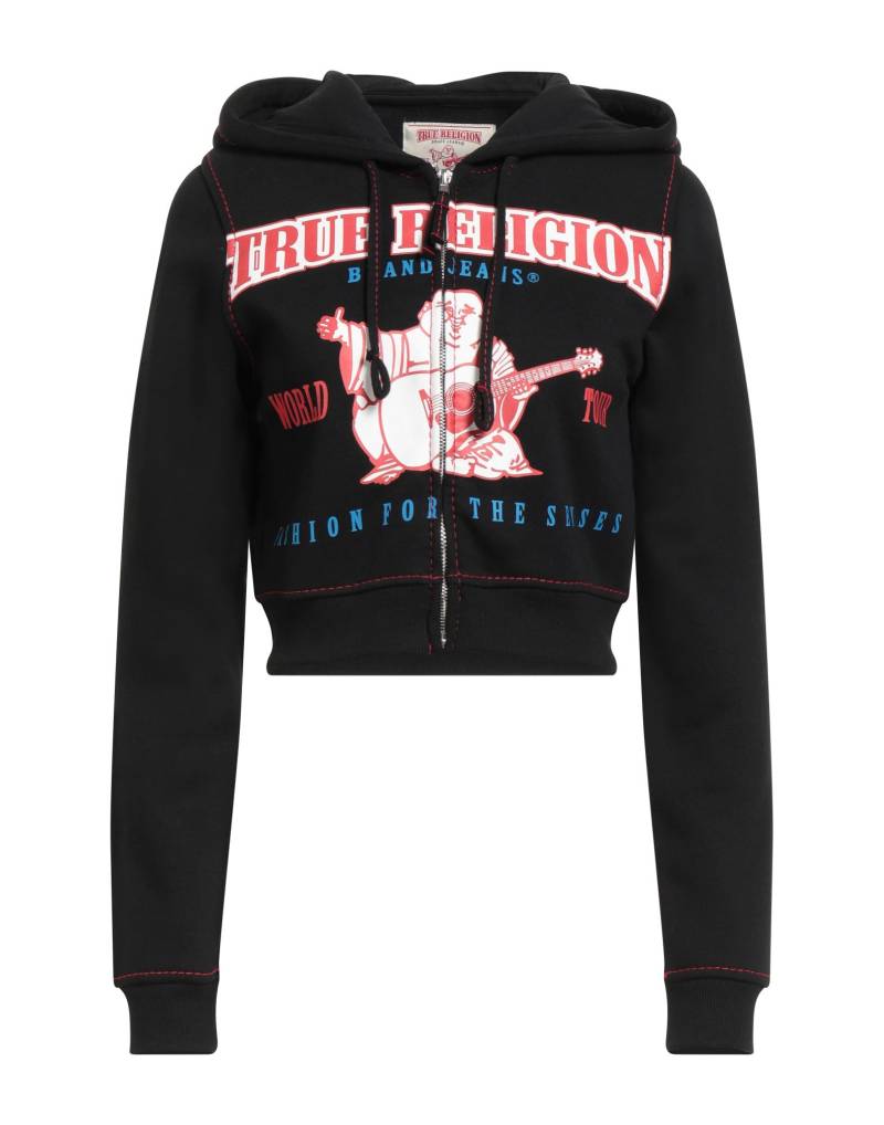 TRUE RELIGION Sweatshirt Damen Schwarz von TRUE RELIGION