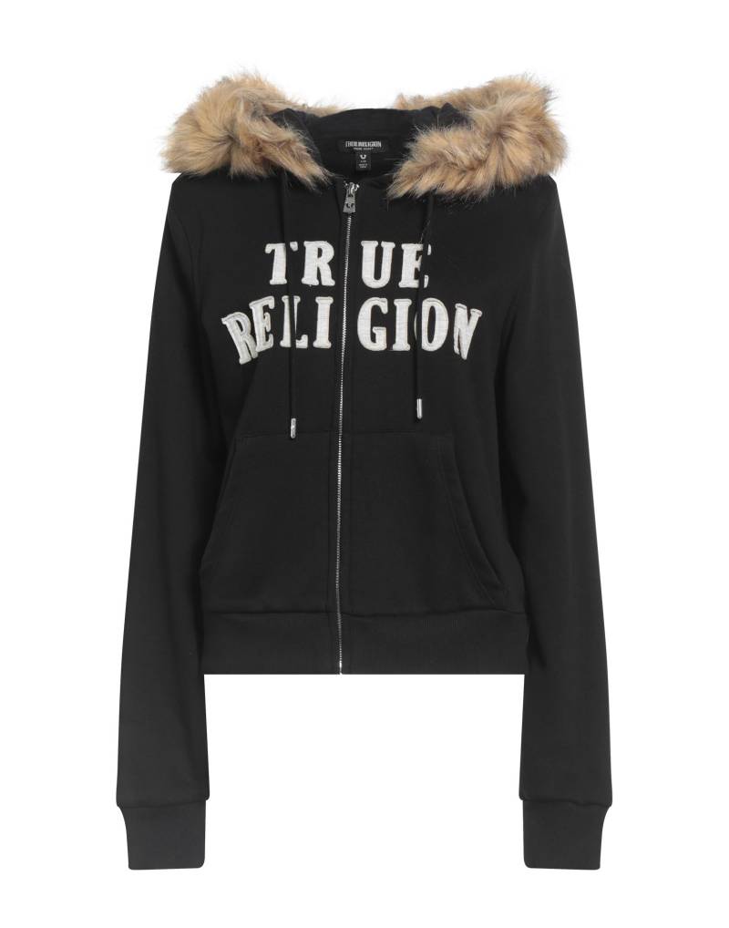 TRUE RELIGION Sweatshirt Damen Schwarz von TRUE RELIGION
