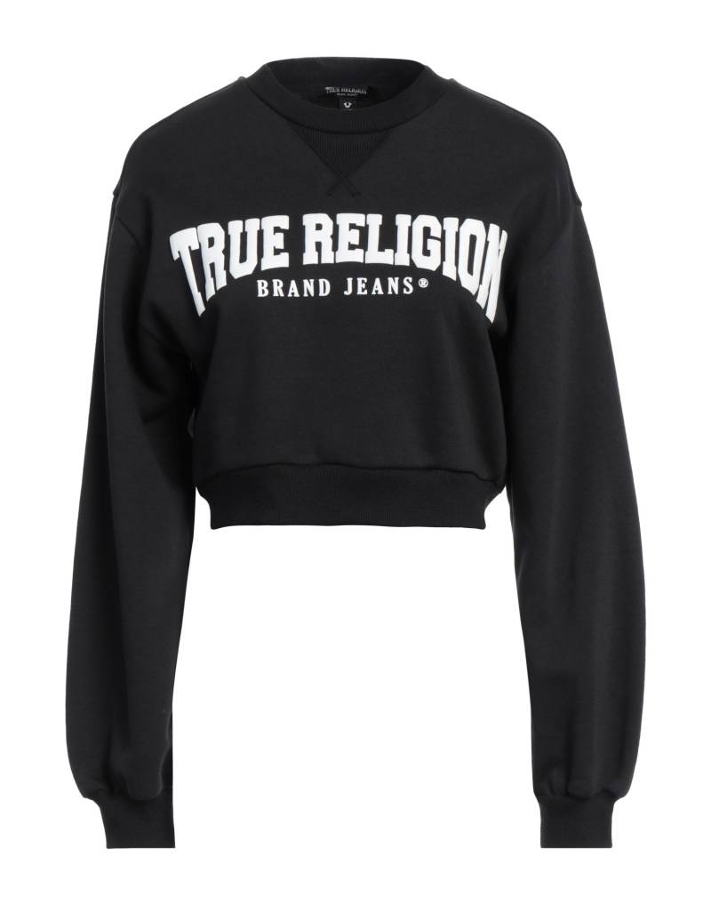 TRUE RELIGION Sweatshirt Damen Schwarz von TRUE RELIGION