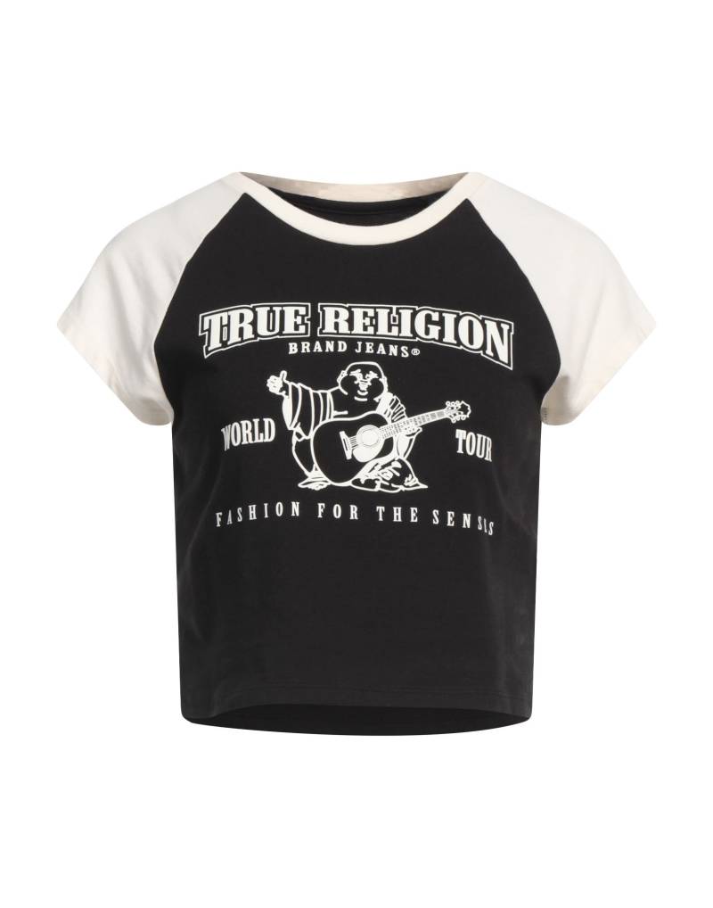 TRUE RELIGION T-shirts Damen Schwarz von TRUE RELIGION