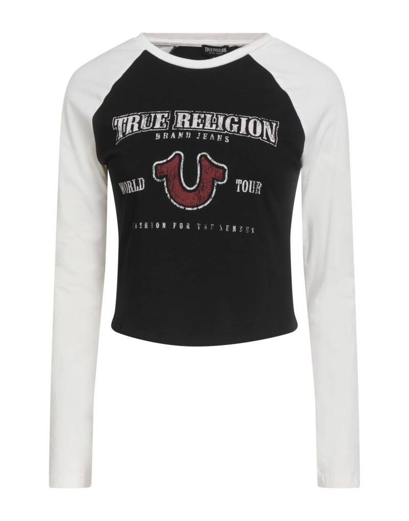 TRUE RELIGION T-shirts Damen Schwarz von TRUE RELIGION