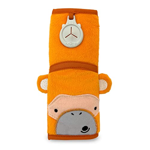 Trunki Kindersitz-Gurtpolster fürs Auto - SnooziHedz - Affe Mylo (orange) von TRUNKI