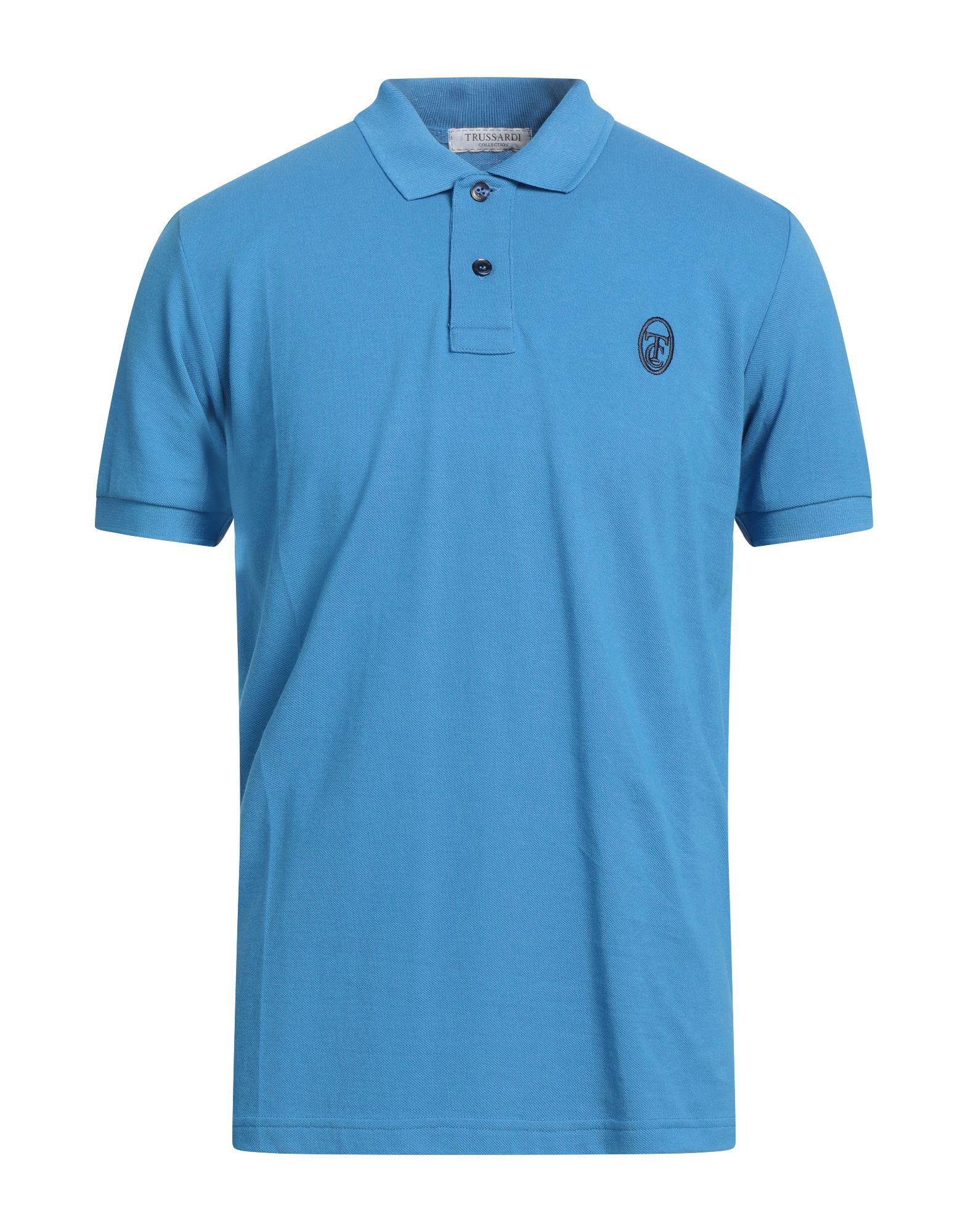 TRUSSARDI COLLECTION Poloshirt Herren Azurblau von TRUSSARDI COLLECTION