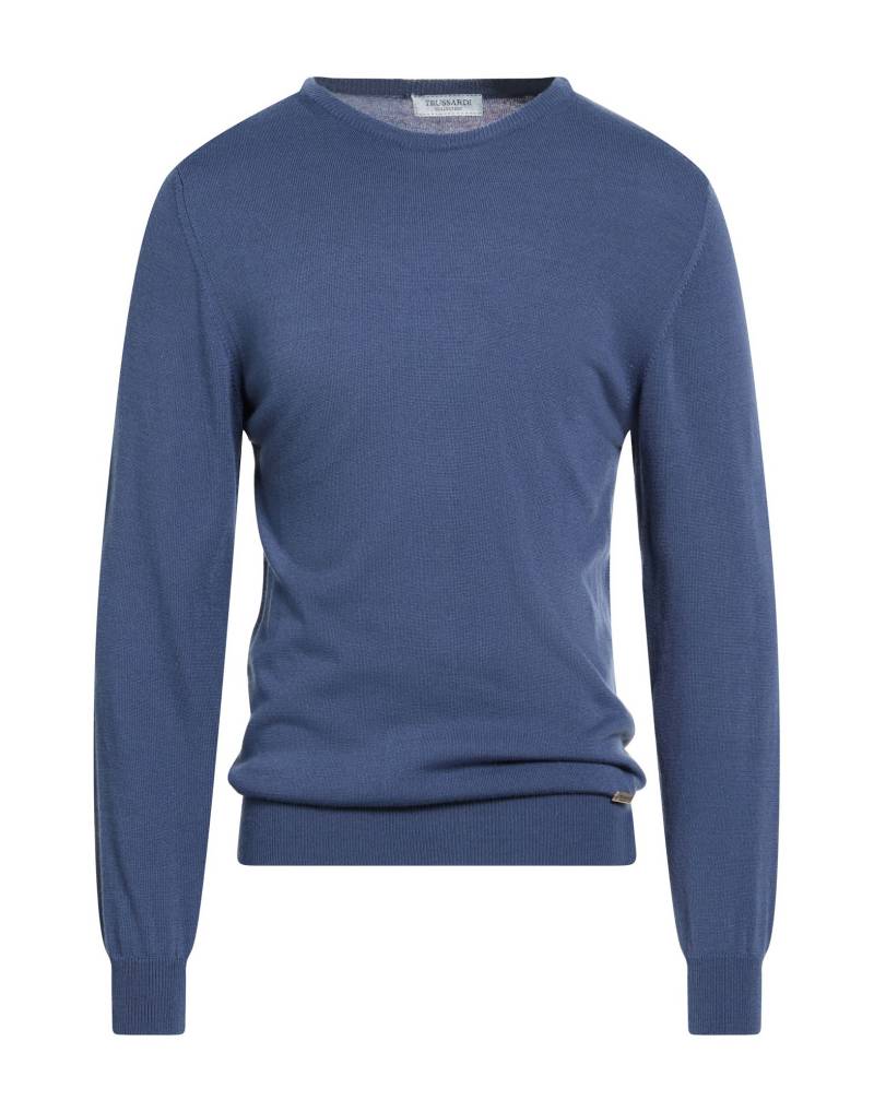 TRUSSARDI COLLECTION Pullover Herren Taubenblau von TRUSSARDI COLLECTION