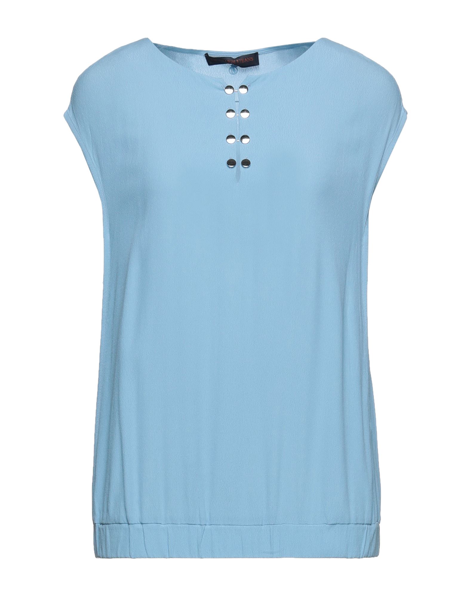 TRUSSARDI JEANS Top Damen Himmelblau von TRUSSARDI JEANS