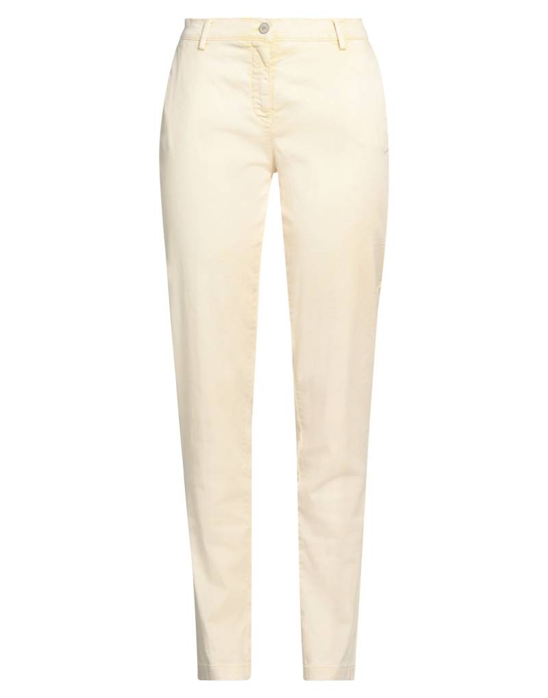TRUSSARDI JEANS Hose Damen Pastellgelb von TRUSSARDI JEANS