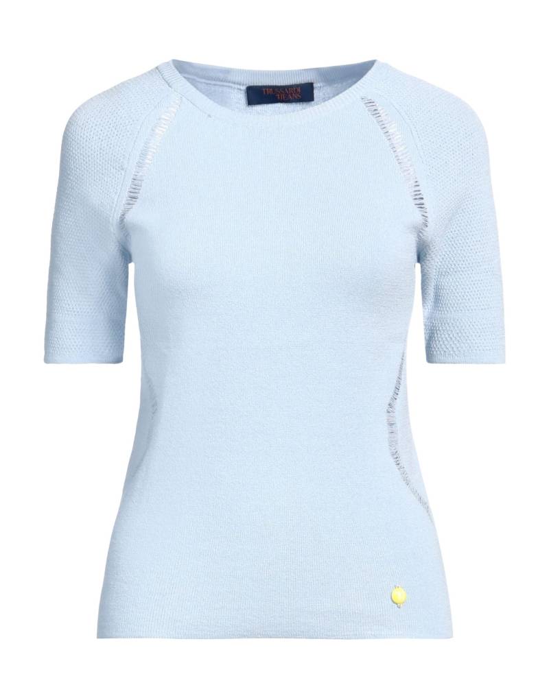 TRUSSARDI JEANS Pullover Damen Himmelblau von TRUSSARDI JEANS