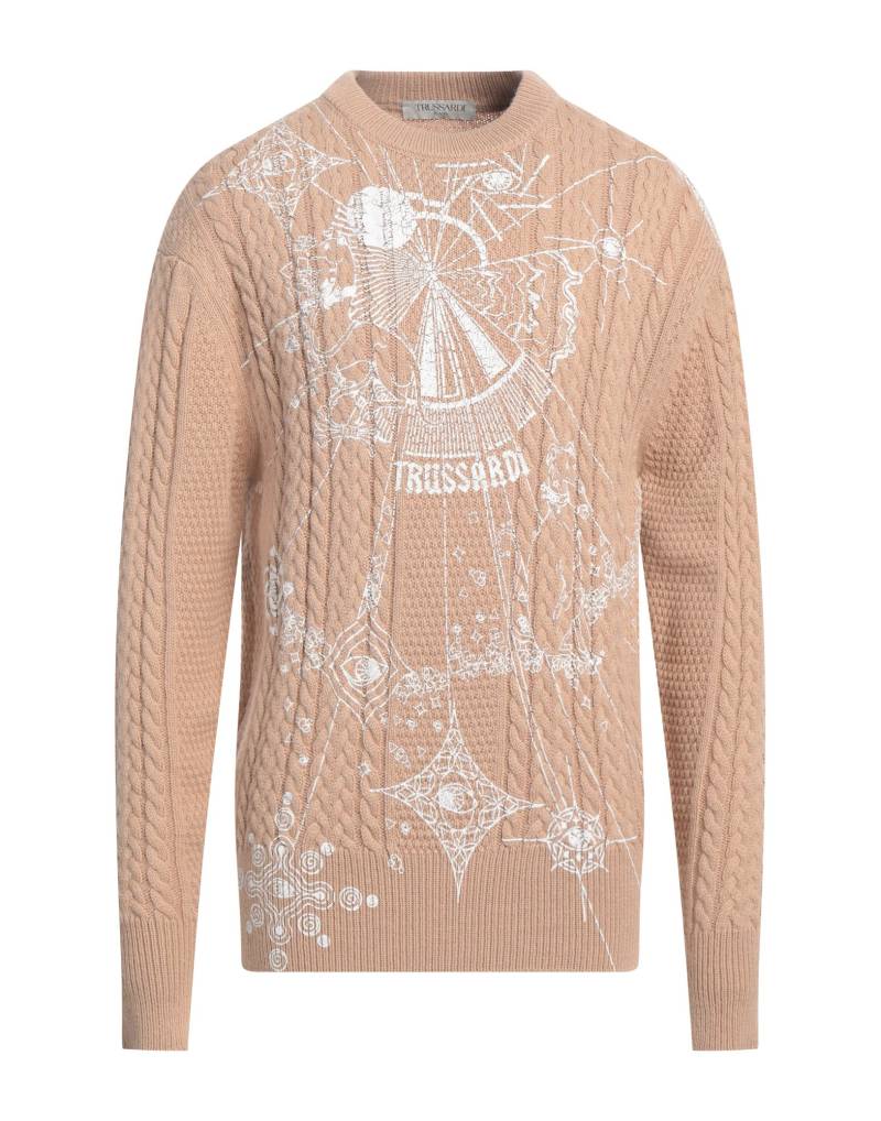 TRUSSARDI JEANS Pullover Herren Beige von TRUSSARDI JEANS