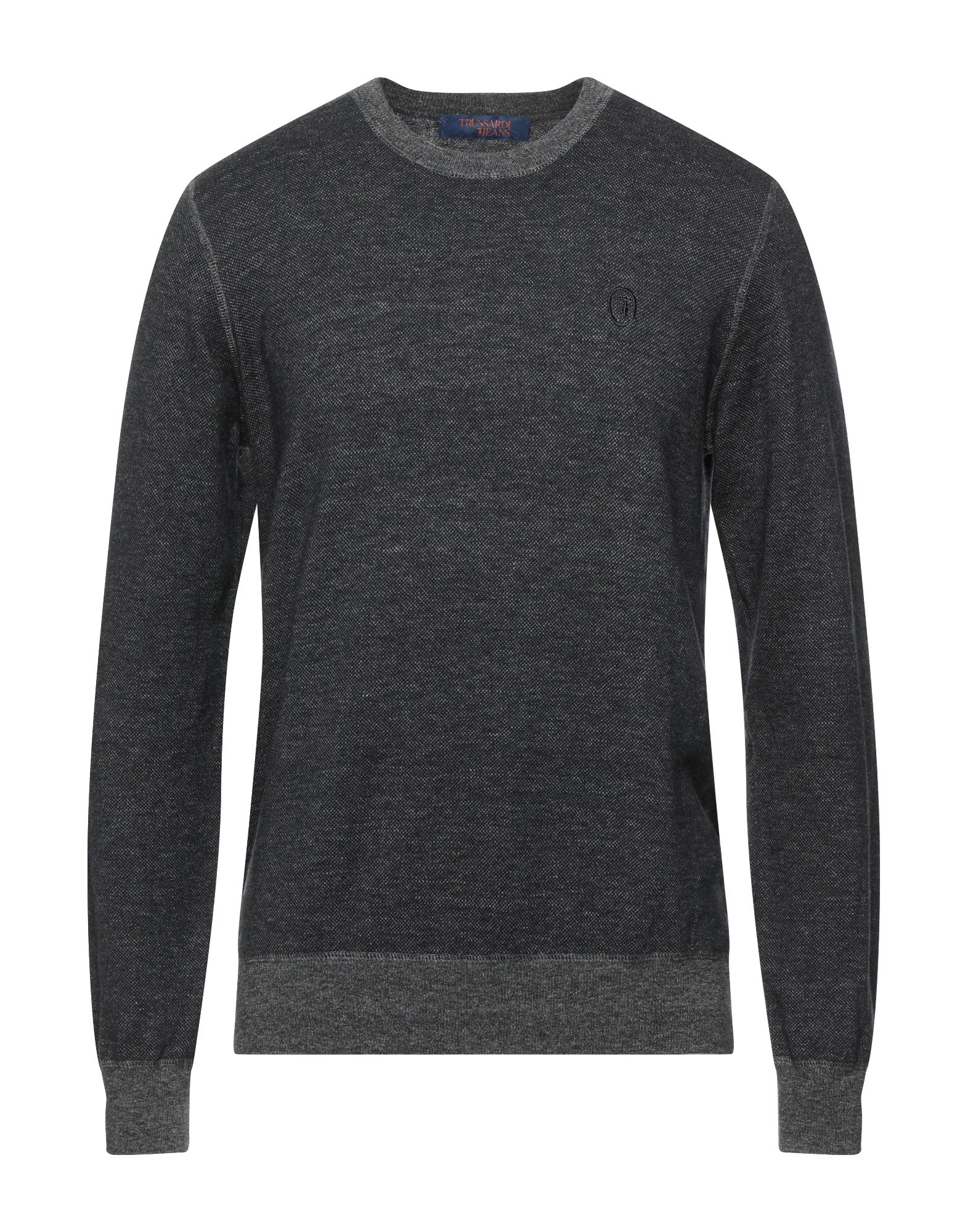 TRUSSARDI JEANS Pullover Herren Granitgrau von TRUSSARDI JEANS