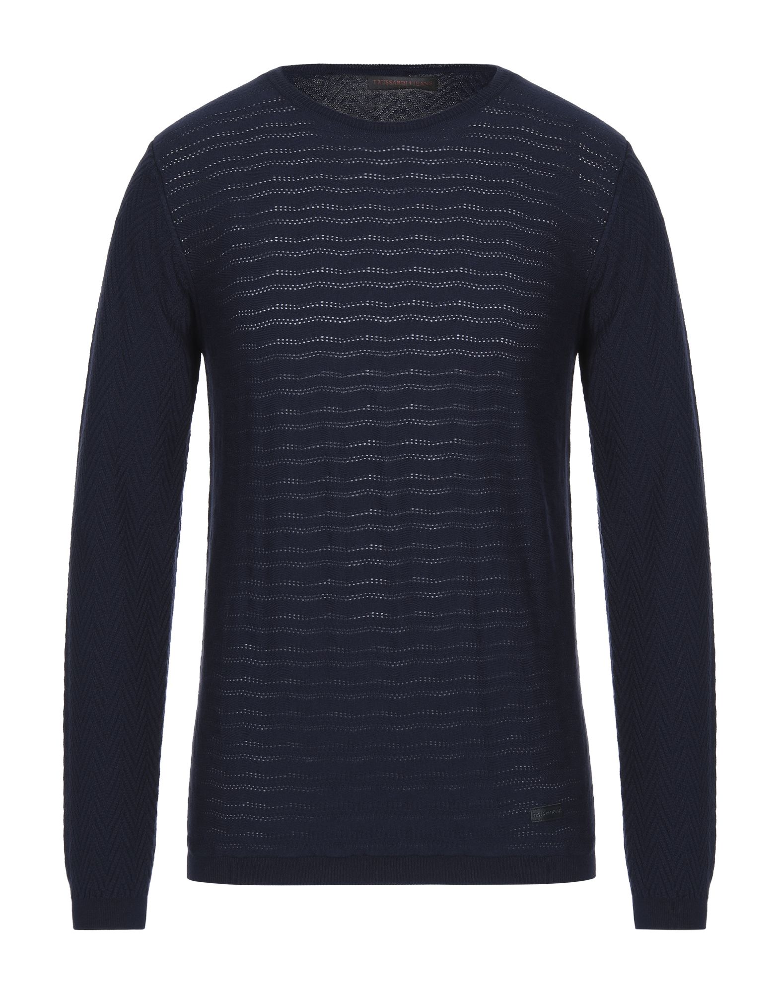 TRUSSARDI JEANS Pullover Herren Nachtblau von TRUSSARDI JEANS