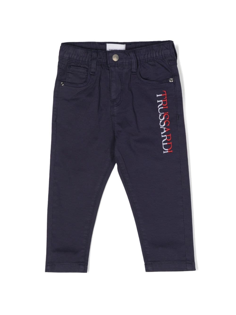 TRUSSARDI JUNIOR Chino mit Logo-Stickerei - Blau von TRUSSARDI JUNIOR