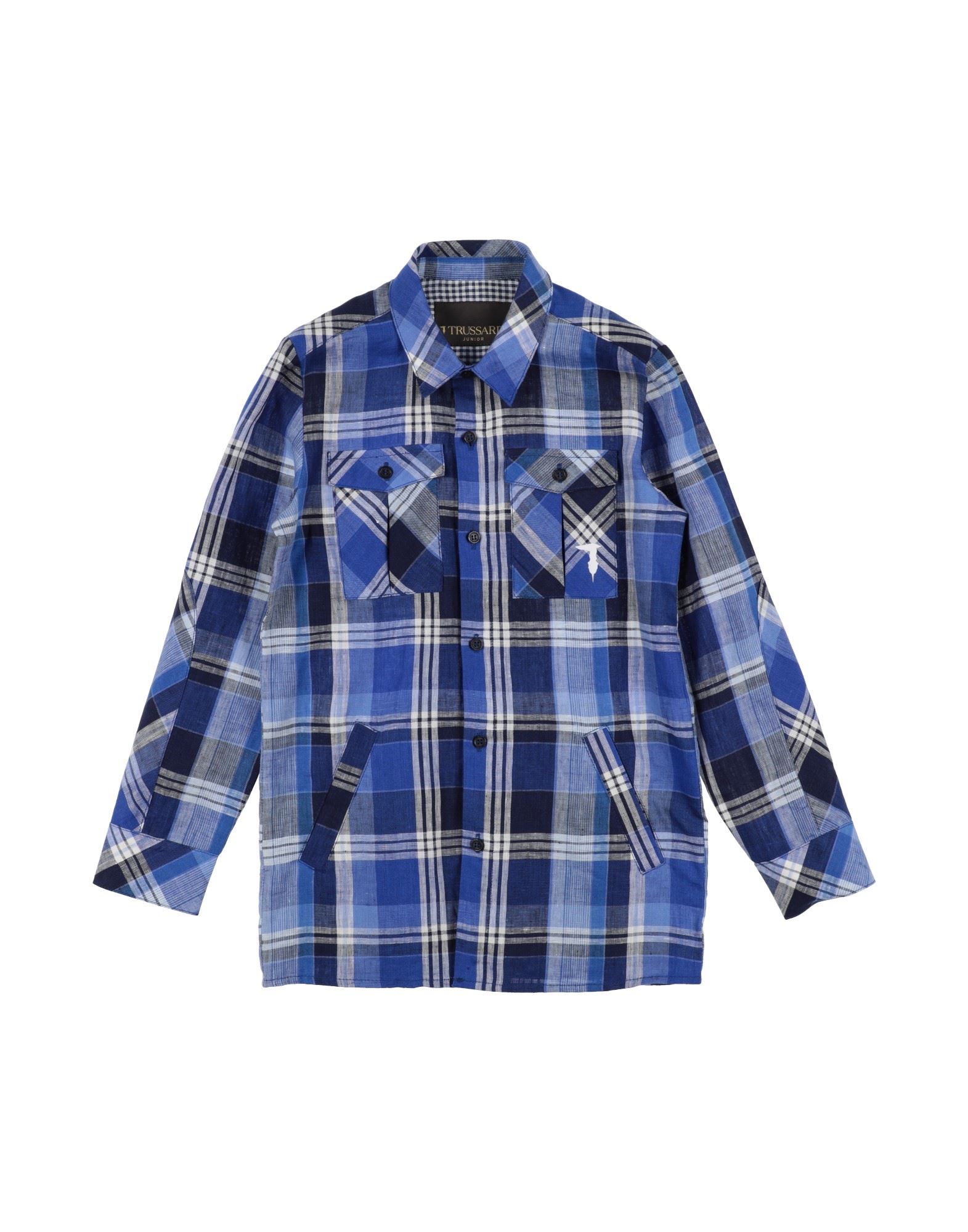 TRUSSARDI JUNIOR Hemd Kinder Blau von TRUSSARDI JUNIOR