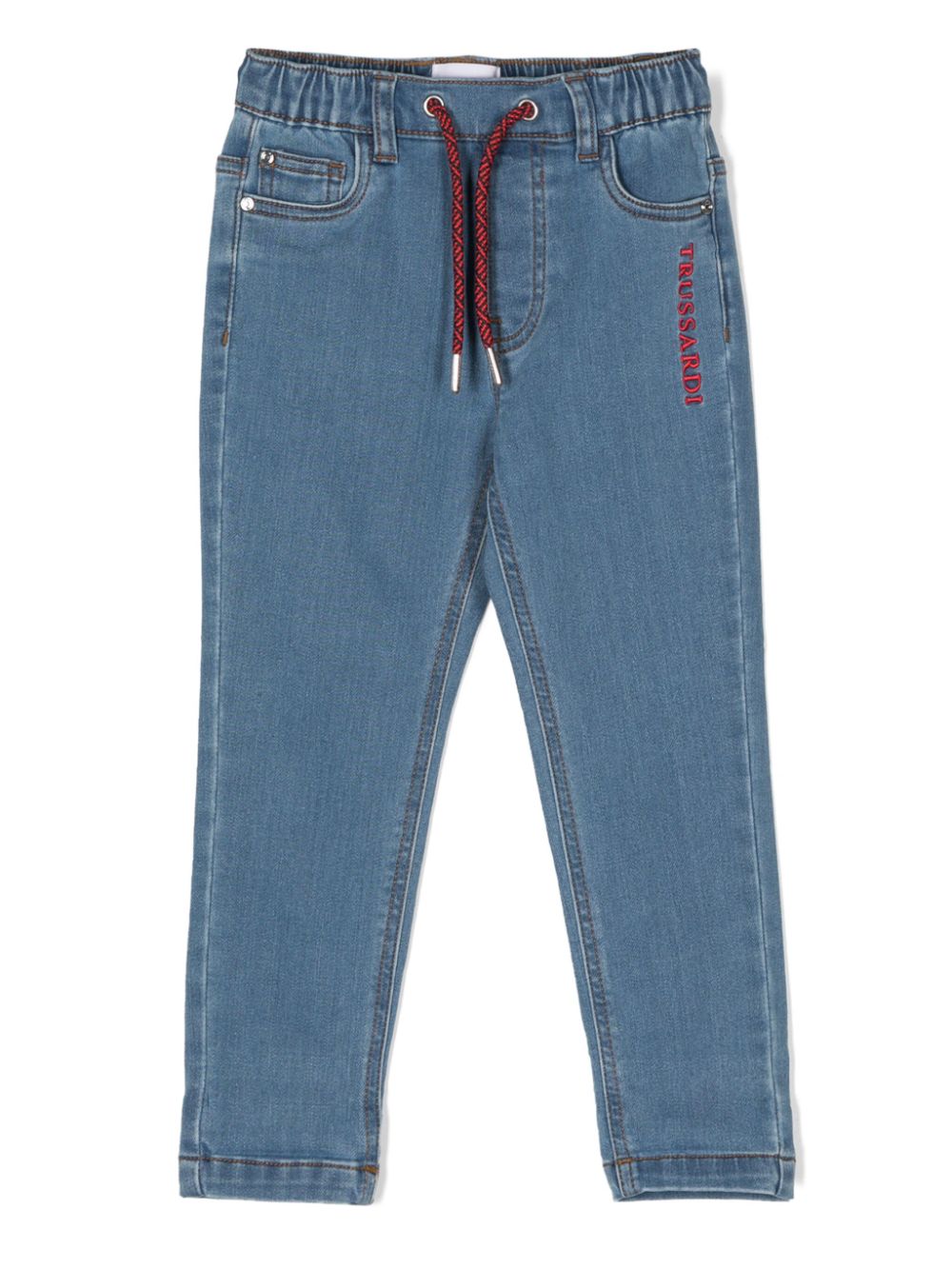 TRUSSARDI JUNIOR Jeans mit Logo-Stickerei - Blau von TRUSSARDI JUNIOR