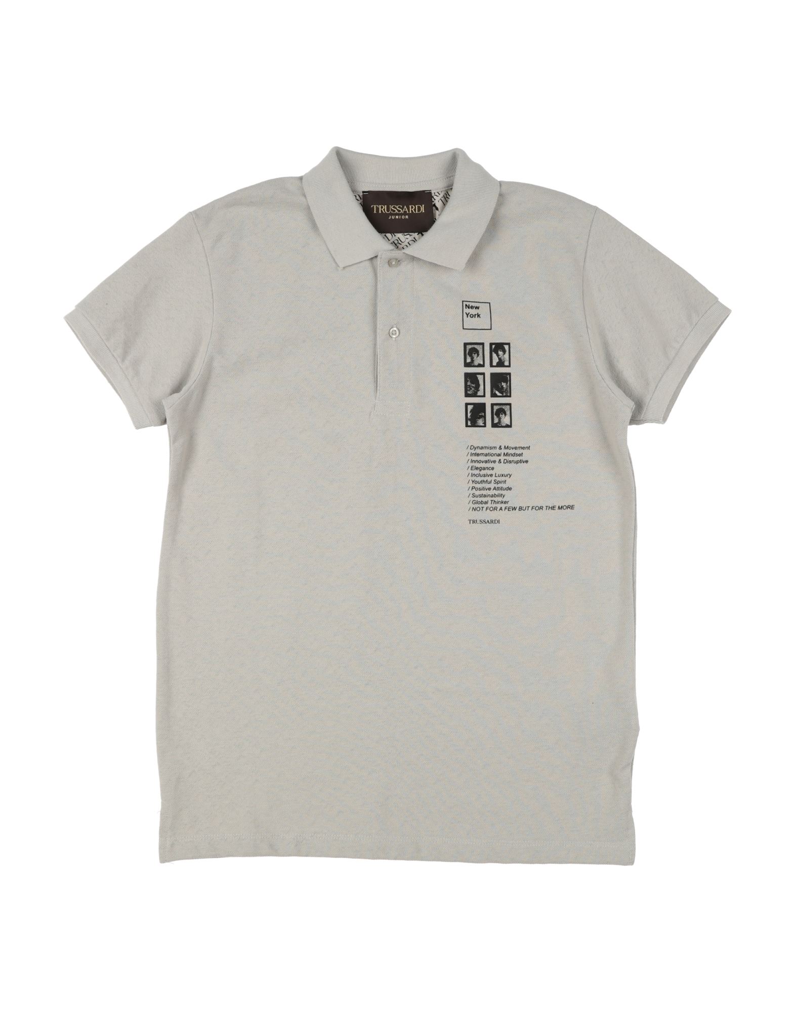 TRUSSARDI JUNIOR Poloshirt Kinder Hellgrau von TRUSSARDI JUNIOR