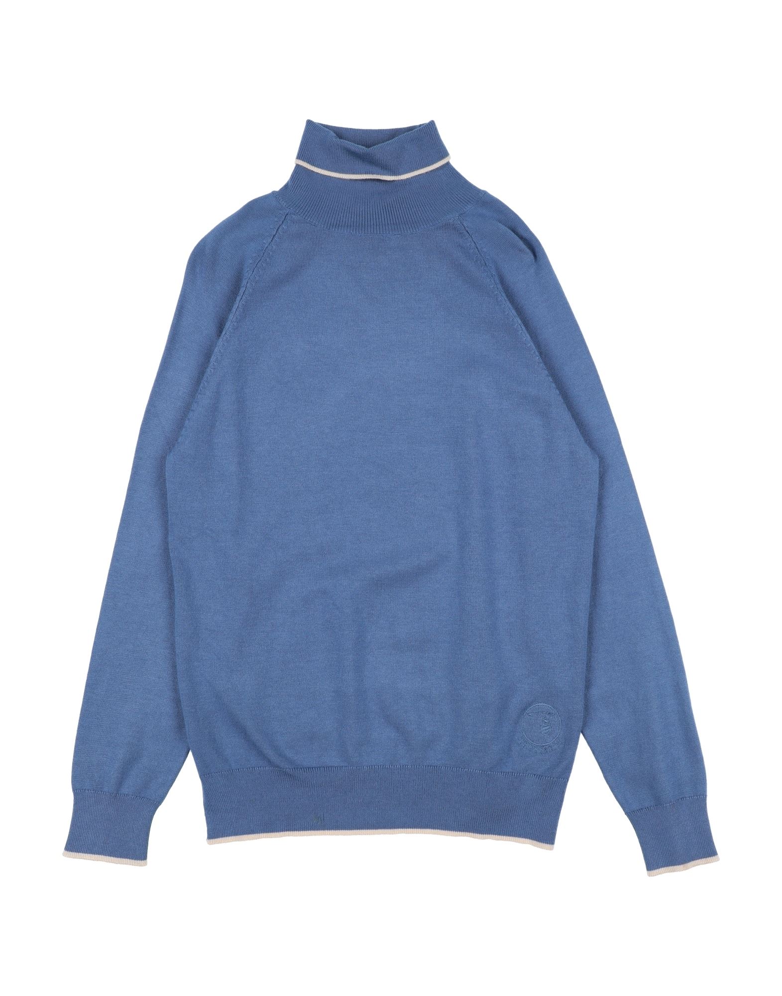 TRUSSARDI JUNIOR Rollkragenpullover Kinder Taubenblau von TRUSSARDI JUNIOR