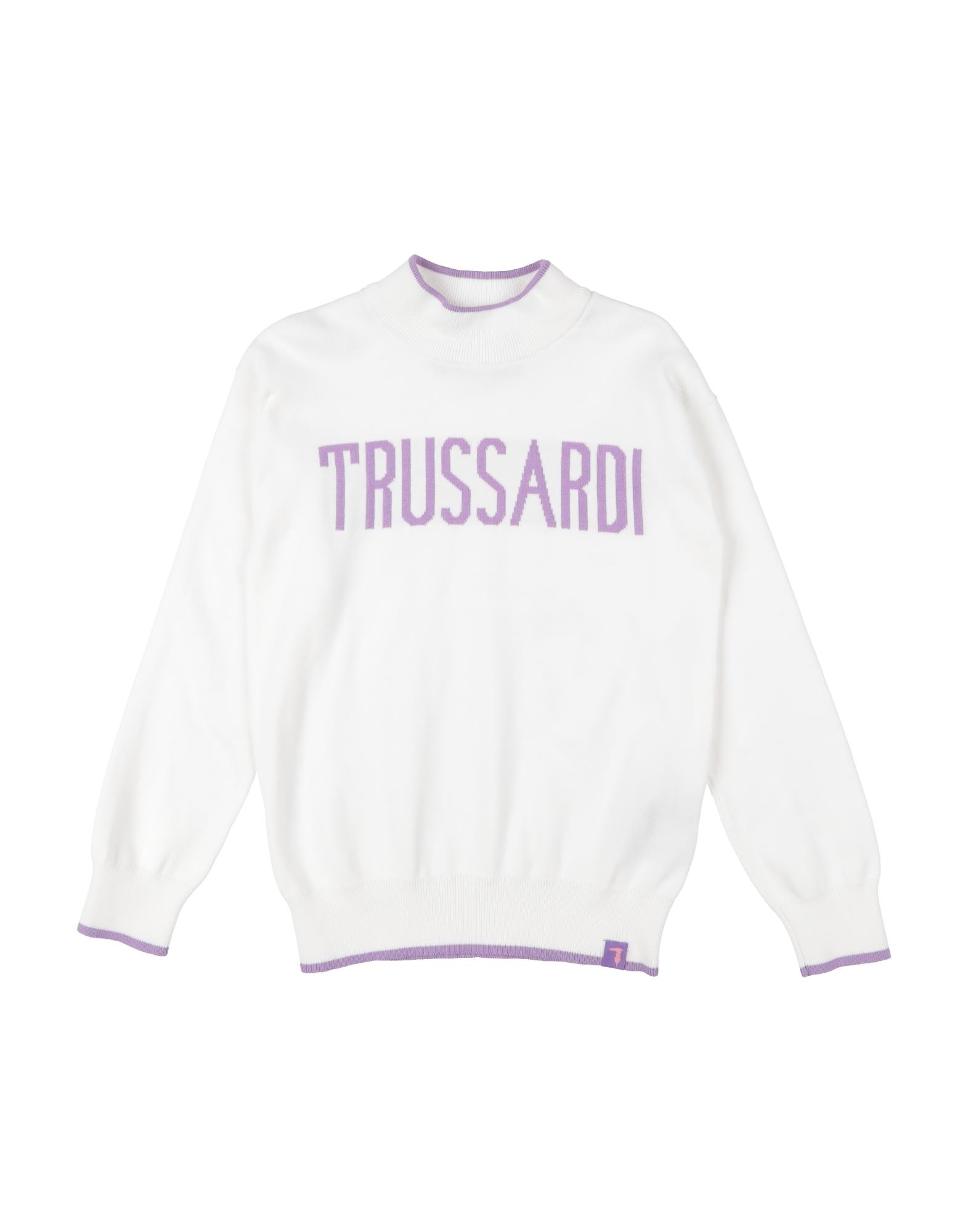 TRUSSARDI JUNIOR Rollkragenpullover Kinder Weiß von TRUSSARDI JUNIOR