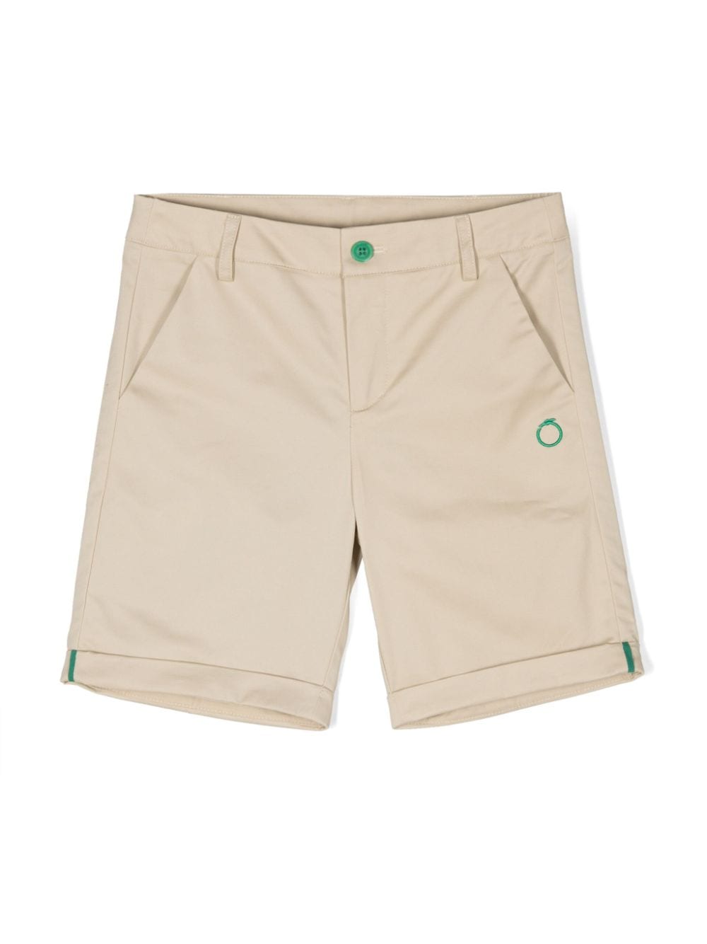 TRUSSARDI JUNIOR Shorts mit Logo-Stickerei - Nude von TRUSSARDI JUNIOR