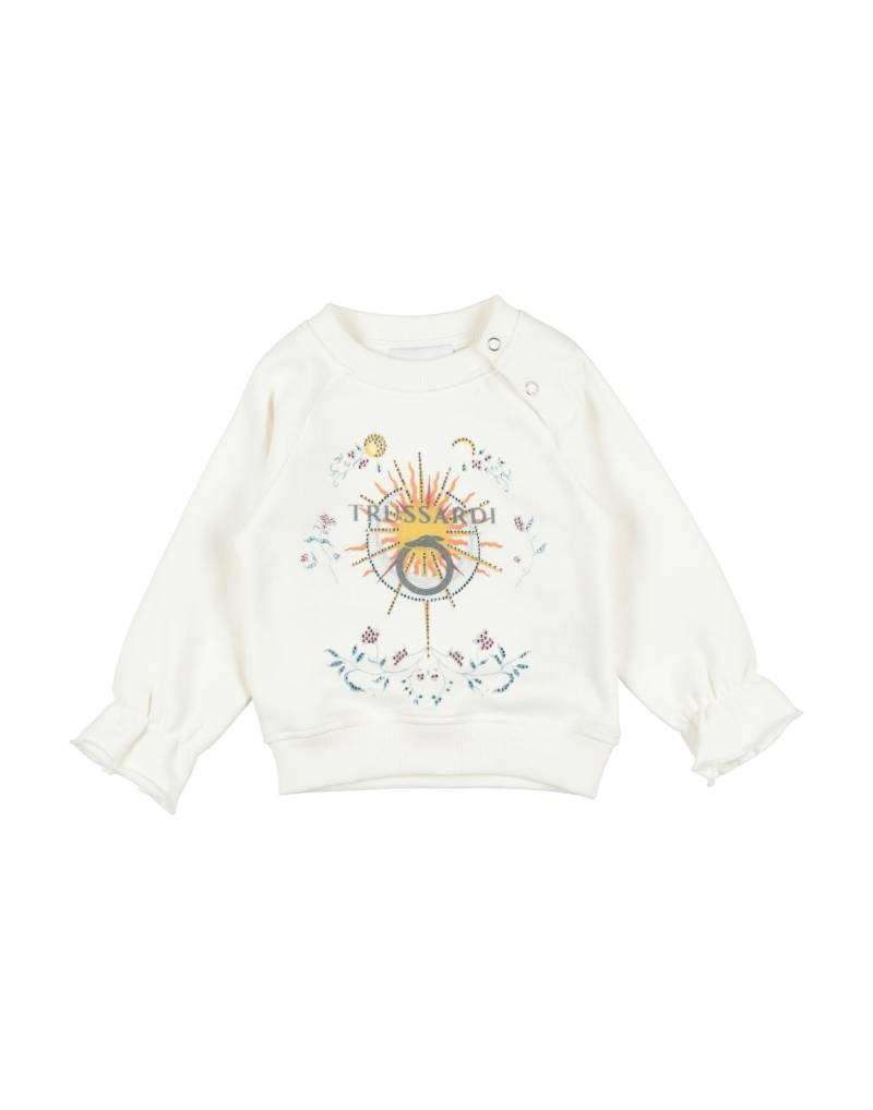 TRUSSARDI JUNIOR Sweatshirt Kinder Off white von TRUSSARDI JUNIOR