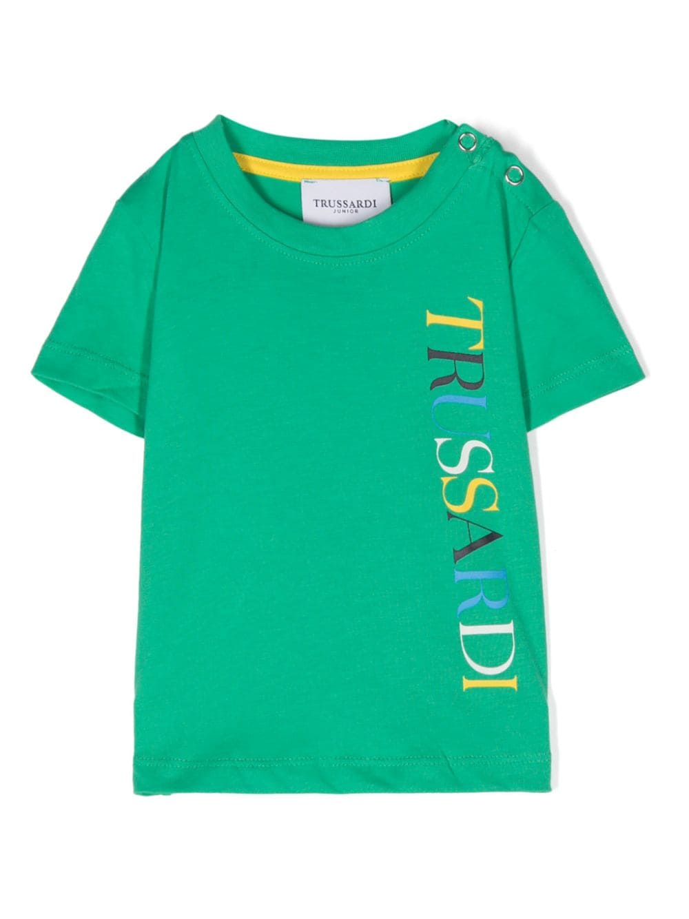 TRUSSARDI JUNIOR T-Shirt mit Logo-Print - Grün von TRUSSARDI JUNIOR