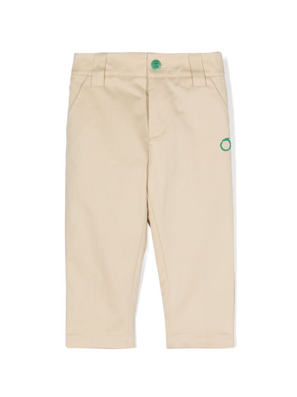 TRUSSARDI JUNIOR Tapered-Hose mit Logo-Stickerei - Nude von TRUSSARDI JUNIOR