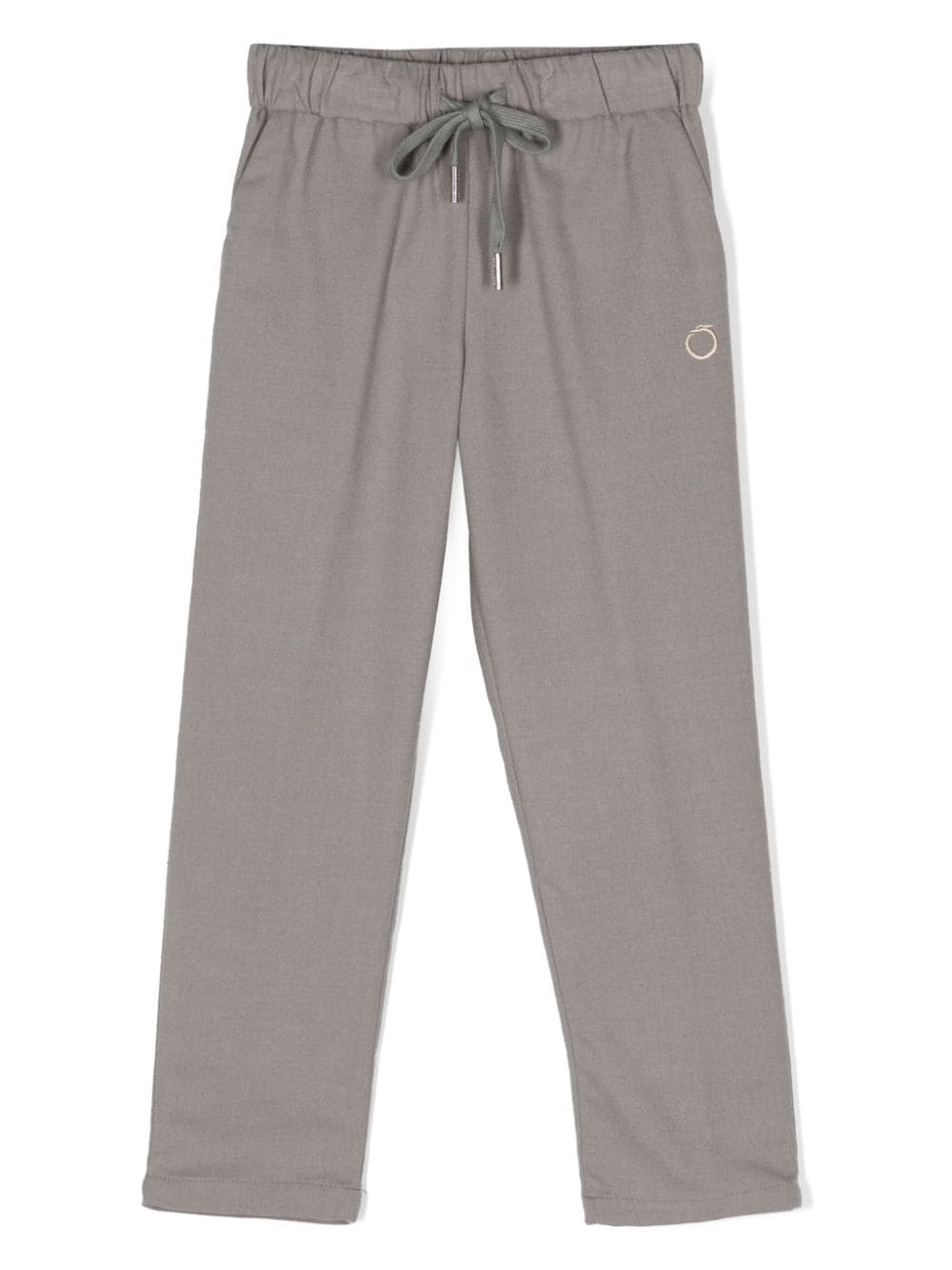 TRUSSARDI JUNIOR Jogginghose mit Logo-Stickerei - Grau von TRUSSARDI JUNIOR