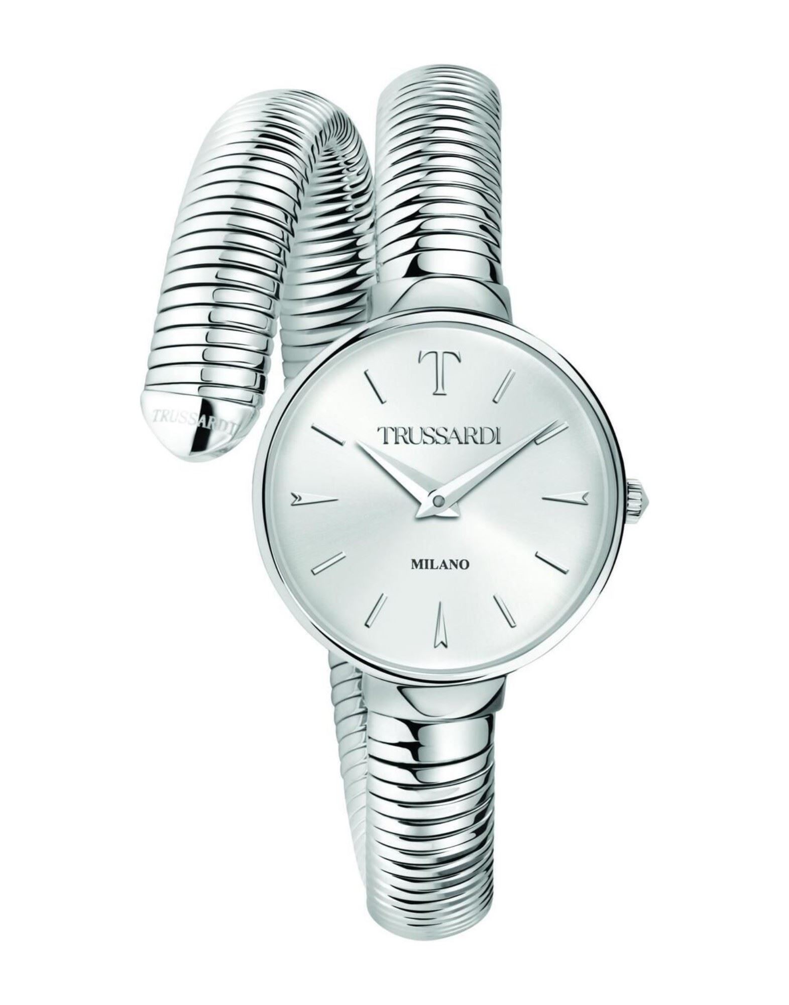 TRUSSARDI Armbanduhr Damen Silber von TRUSSARDI