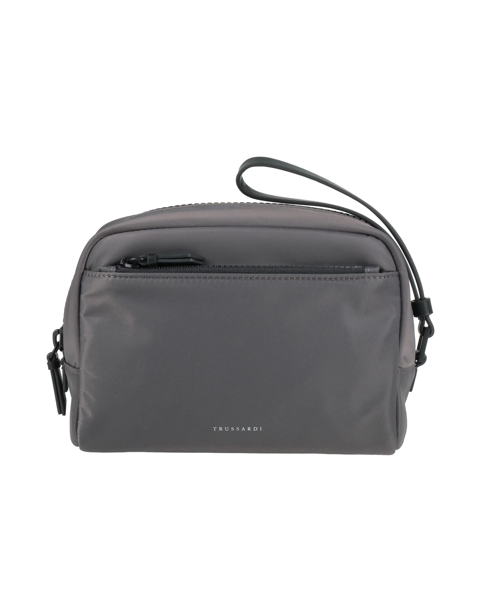 TRUSSARDI Beauty Case Herren Blei von TRUSSARDI