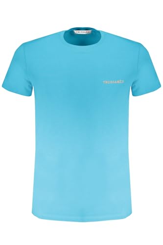 TRUSSARDI Herren Kurzarm-T-Shirt mit Rundhalsausschnitt und bedrucktem Logo Stretch-Baumwolle Artikel TRU2MTS02, 12 Teal, XXL TRUSSARDI Herren Kurzarm-T-Shirt mit Rundhalsausschnitt und bedrucktem Logo Stretch-Baumwolle Artikel TRU2MTS02, 12 Teal, XXL von TRUSSARDI
