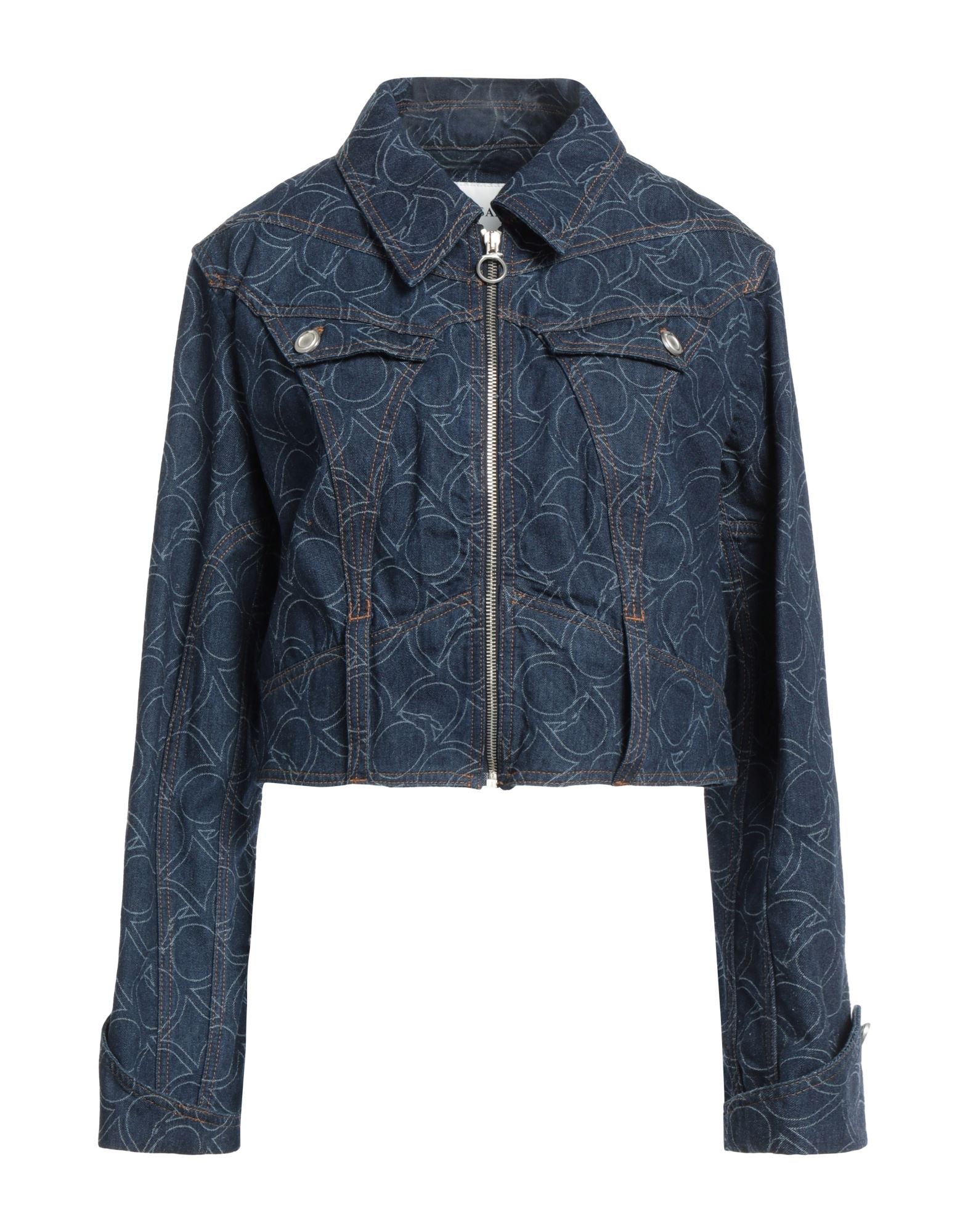 TRUSSARDI Jeansjacke/-mantel Damen Blau von TRUSSARDI