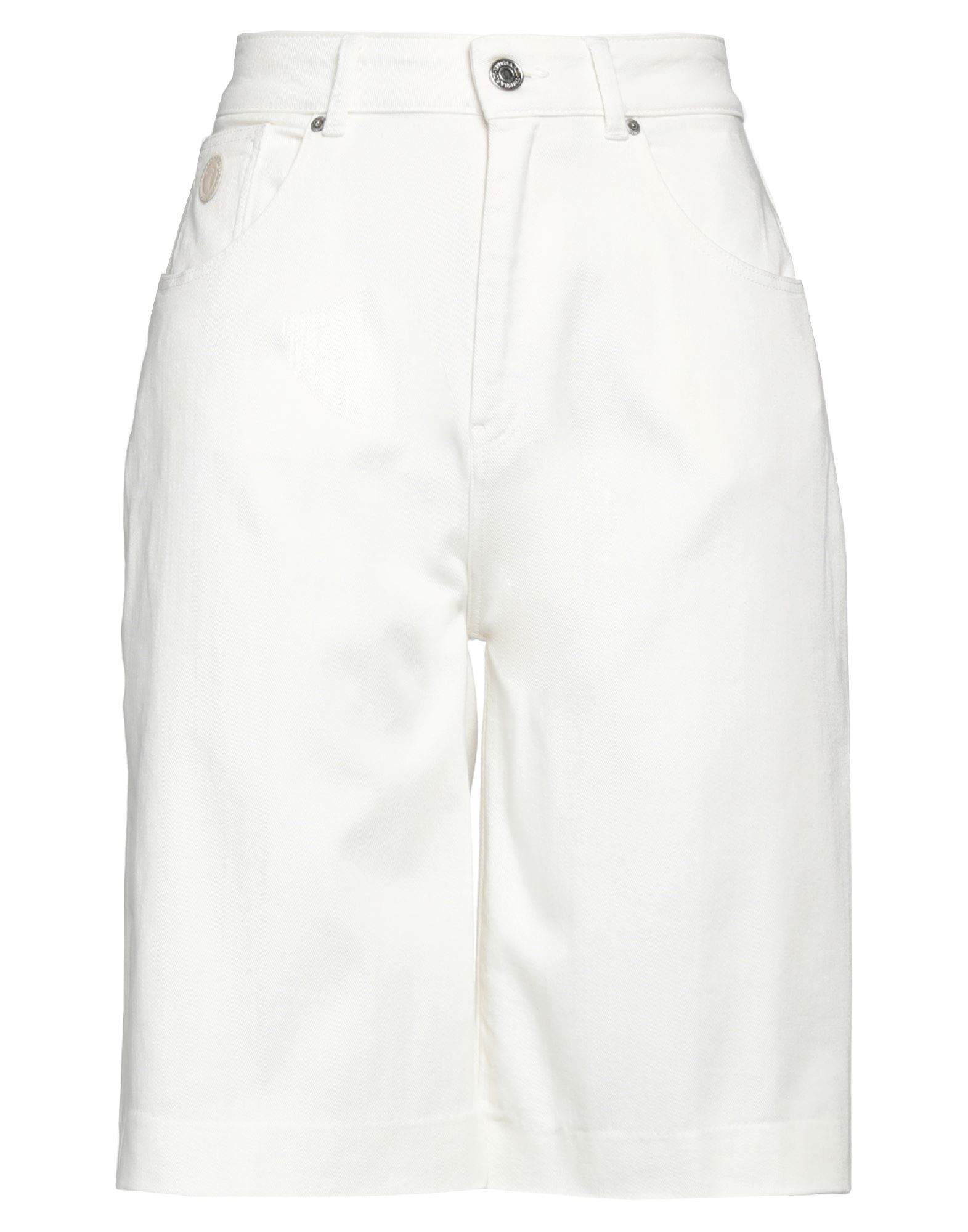 TRUSSARDI Jeansshorts Damen Weiß von TRUSSARDI