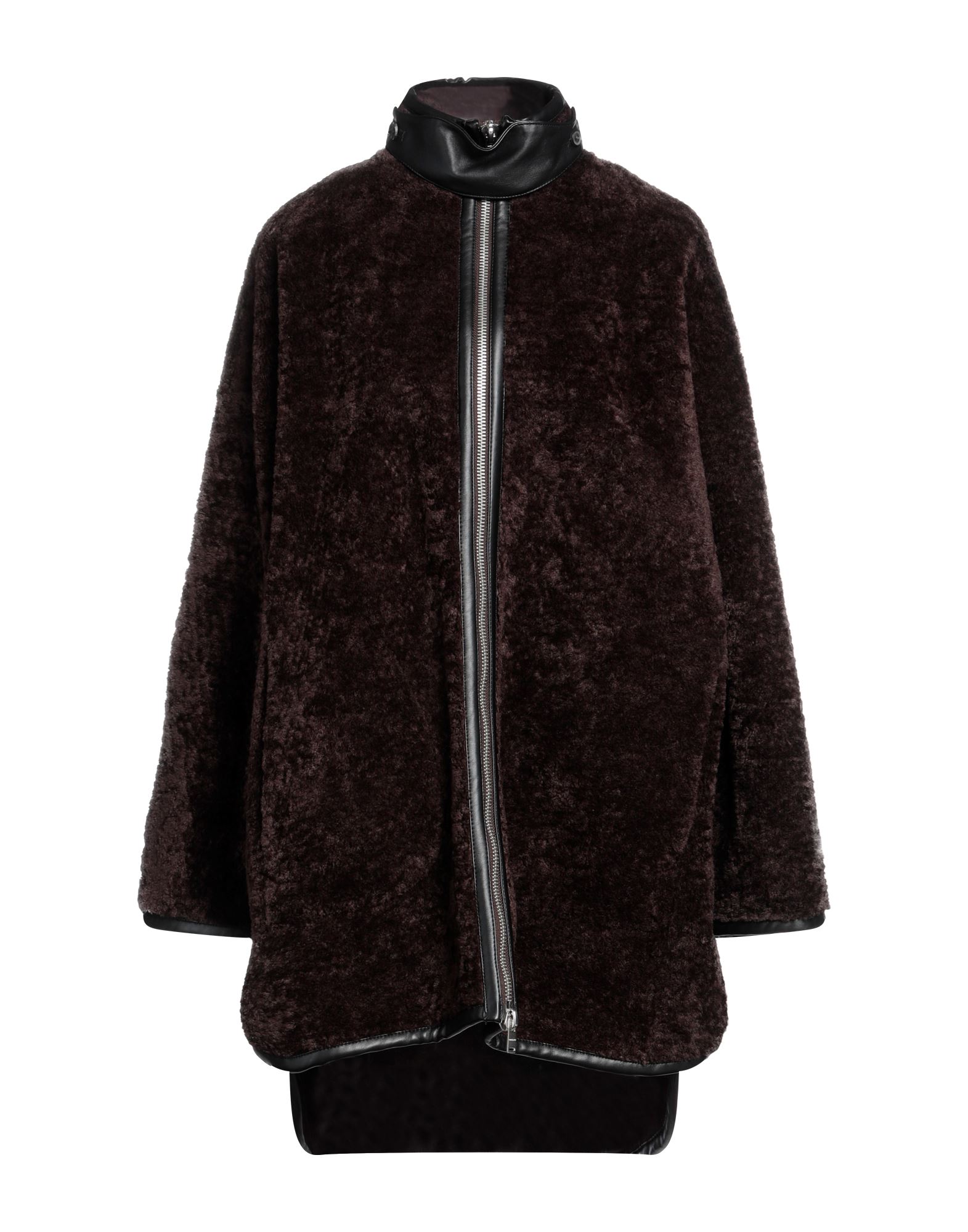 TRUSSARDI Shearling- & Kunstfell Damen Dunkelbraun von TRUSSARDI