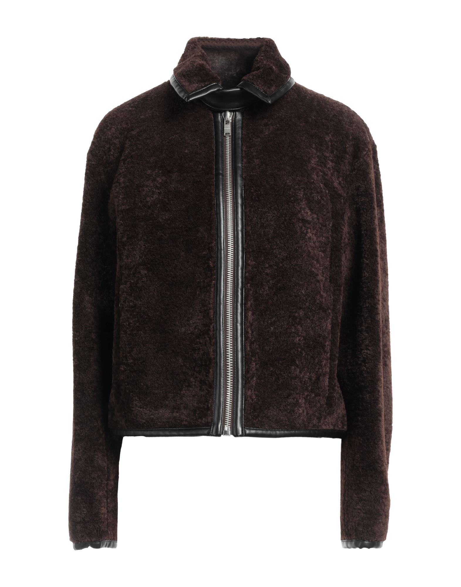 TRUSSARDI Shearling- & Kunstfell Damen Dunkelbraun von TRUSSARDI