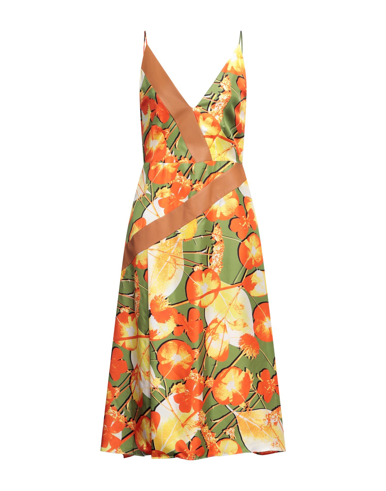 TRUSSARDI Midi-kleid Damen Orange von TRUSSARDI