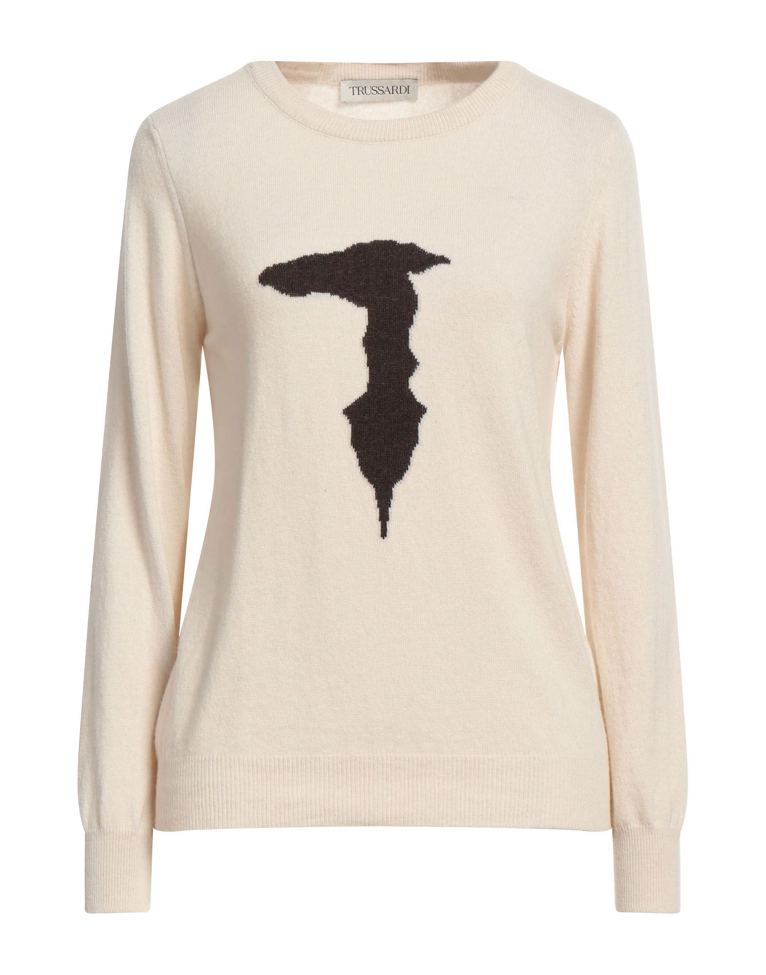 TRUSSARDI Pullover Damen Beige von TRUSSARDI